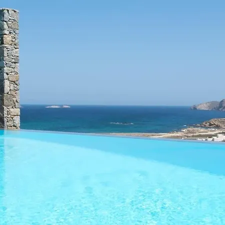 Victoria With Sea View And Two Private Pools Villa Ftelia (Mykonos)