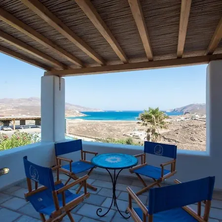 Victoria With Sea View And Two Private Pools Ftelia (Mykonos)