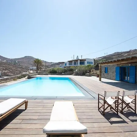 Victoria With Sea View And Two Private Pools Villa Ftelia (Mykonos)